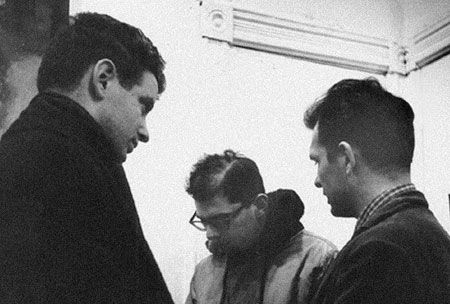 David Amram, Allen Ginsberg and Jack Kerouac.