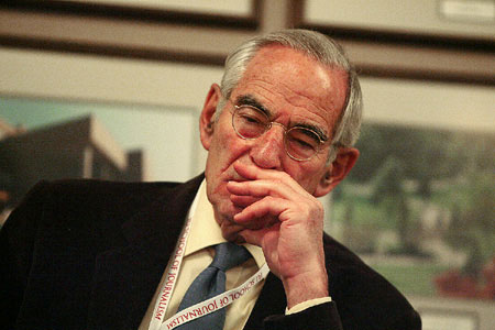 David Halberstam at Indiana University - Photo by Jeremy Hogan.