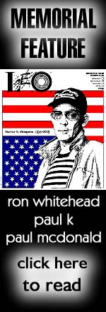 Louisville's Premiere Entertainment Magazine honors it's Native Son. Read reflects from Ron Whitehead, Paul K, Paul McDonald and others in this week's LEO !