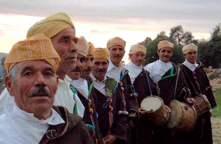 The Master Musicians of Joujouka - The Boujeloud Rite 2009 - Click Here To Learn More About this wonderous celebration of Music and Spirit! - Photo by Frank Rynne.